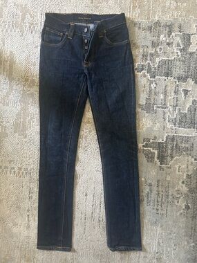 Men’s Nudie Jeans Dark Indigo Skinny Jeans